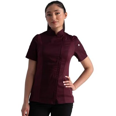 Chef Works Springfield Chef Coat kappa, Merlot, S dam, merlot, S Chef Works Springfield Chef Coat kappa, Merlot, S dam, merlot, S