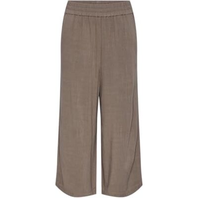 PIECES Dam Pcvinsty Hw Linen Noos Culotte, Fossil, XS PIECES Dam Pcvinsty Hw Linen Noos Culotte, Fossil, XS