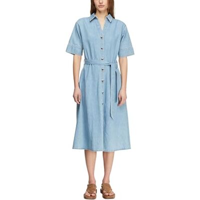 COMMA dam 2179871 Denim skjorta klänning COMMA dam 2179871 Denim skjorta klänning