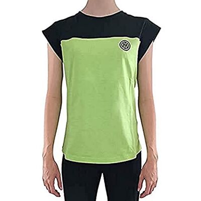 Inter F.C.nazionale dam kortärmad t-shirt, svart-grön, M Inter F.C.nazionale dam kortärmad t-shirt, svart-grön, M