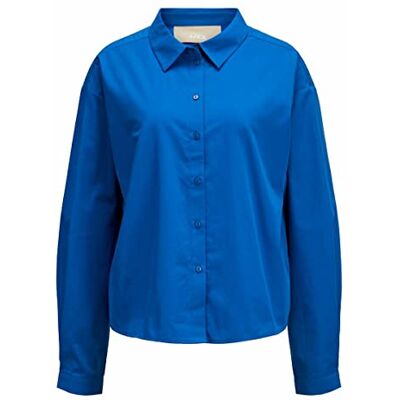 JJXX dam Jxmission Ls Relax Shirt Noos blus, Blå iolit, S JJXX dam Jxmission Ls Relax Shirt Noos blus, Blå iolit, S