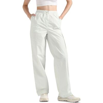 Calvin Jeans Dam Cargo vävda byxor, istapp, M Calvin Jeans Dam Cargo vävda byxor, istapp, M