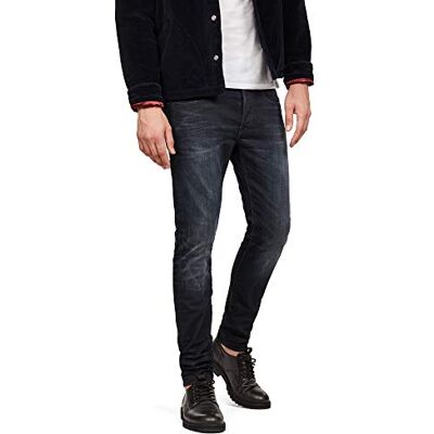 G-STAR herrar 3301 smala jeans, Blå (Dk Aged 51001-8466-89), 28W / 32L G-STAR herrar 3301 smala jeans, Blå (Dk Aged 51001-8466-89), 28W / 32L