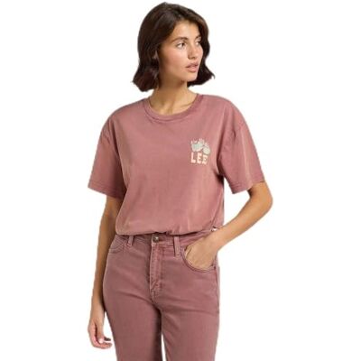 Lee Vintage Tee, Henna, S Lee Vintage Tee, Henna, S