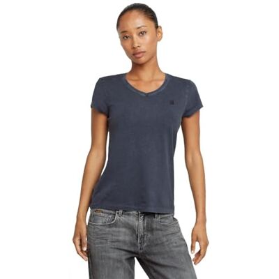 G-STAR RAW Eyben Slim V-Neck Top 2.0, Blå (Osaka Blue Gd D24533-b059-h193), XXL G-STAR RAW Eyben Slim V-Neck Top 2.0, Blå (Osaka Blue Gd D24533-b059-h193), XXL