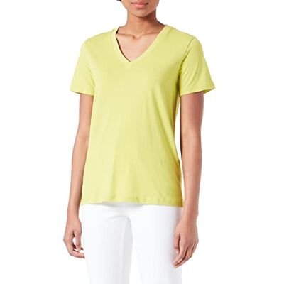 KAFFE dam T-shirt blus kortärmad V-hals, Apple Green, S KAFFE dam T-shirt blus kortärmad V-hals, Apple Green, S