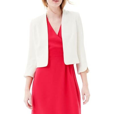 Caroll 3/4 ärm bolero jacka, Elfenben, 40 Caroll 3/4 ärm bolero jacka, Elfenben, 40