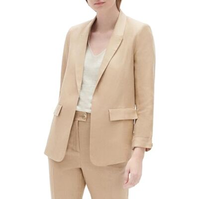 Caroll 100% linne kavajjacka, Beige färg, 34 Caroll 100% linne kavajjacka, Beige färg, 34