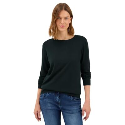 Cecil Basic pullover Ink Green S Cecil Basic pullover Ink Green S