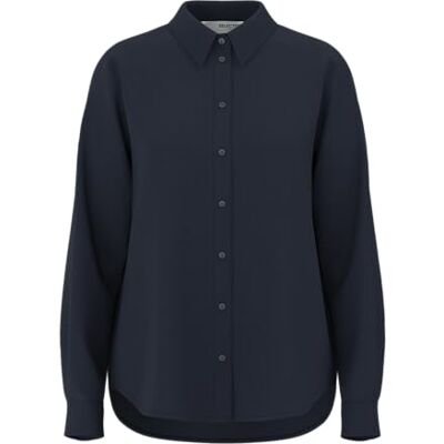 SELECTED FEMME Damskjorta Slfviva Ls skjorta Noos skjorta, Mörk safir, 38 SELECTED FEMME Damskjorta Slfviva Ls skjorta Noos skjorta, Mörk safir, 38