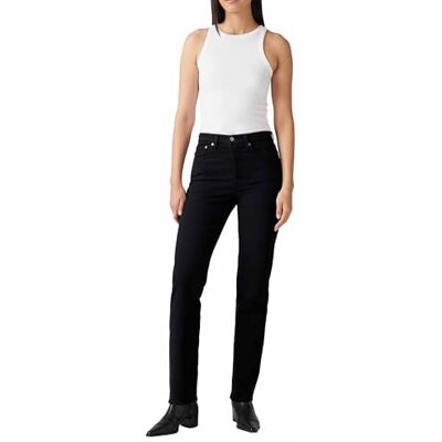 Levi's Damjeans Wedgie rak, Svart grodd, 30W / 28L Levi's Damjeans Wedgie rak, Svart grodd, 30W / 28L