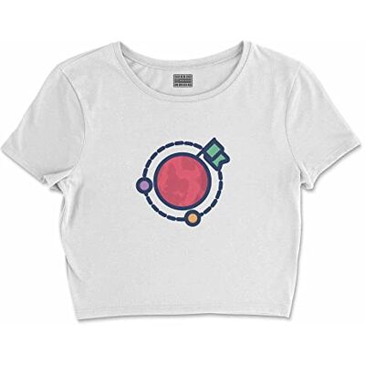 Bona Basics , Digital tryckt basic t-shirt för damer,% 100 bomull, vit, ledig, damtoppar, storlek: M, Vit, M Kort Bona Basics , Digital tryckt basic t-shirt för damer,% 100 bomull, vit, ledig, damtoppar, storlek: M, Vit, M Kort