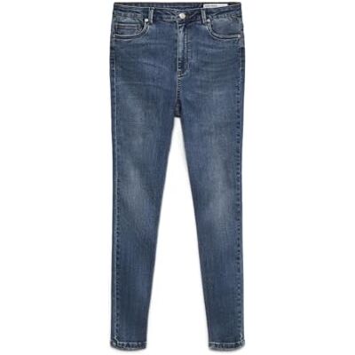 VERO MODA dam skinny jeans VMSOPHIA hög midja skinny fit jeans, Mellanblå denim, XL / 32L VERO MODA dam skinny jeans VMSOPHIA hög midja skinny fit jeans, Mellanblå denim, XL / 32L