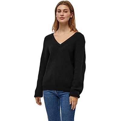DESIRES Dam Dita V-ringad tröja, 9 000 svart, L DESIRES Dam Dita V-ringad tröja, 9 000 svart, L