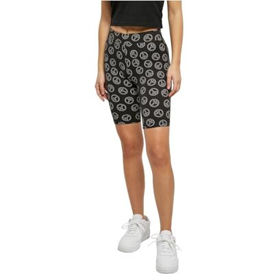 Urban Classics Damer mjuka AOP Cycle Shorts, Damshorts, Blackpeace, Blackpeace, 3XL EU Urban Classics Damer mjuka AOP Cycle Shorts, Damshorts, Blackpeace, Blackpeace, 3XL EU