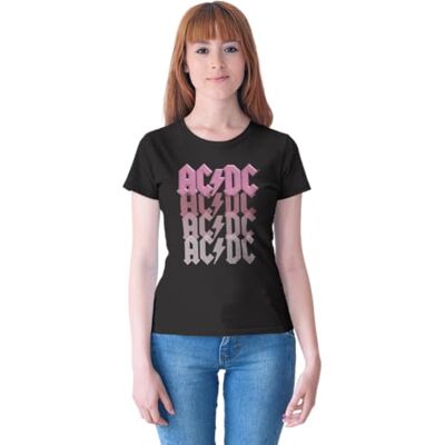 AC/DC T-shirt dam, svart, XXL AC/DC T-shirt dam, svart, XXL