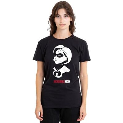 The Incredibles Otroliga Mom Ladies T-shirt, Svart, XX-Large, Svart, XXL The Incredibles Otroliga Mom Ladies T-shirt, Svart, XX-Large, Svart, XXL