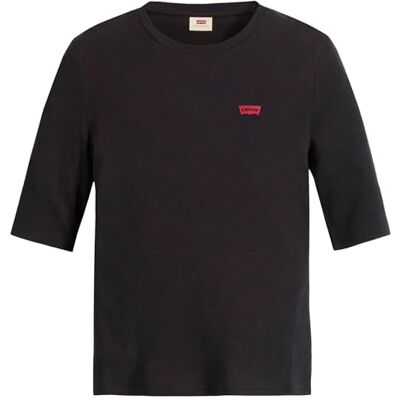 Levi's Luca Slim Tee Caviar Rib, Kaviar, L Levi's Luca Slim Tee Caviar Rib, Kaviar, L
