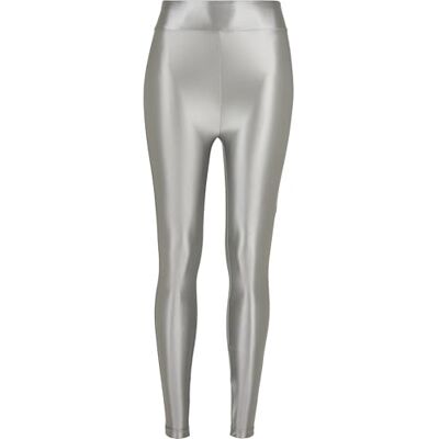 Urban Classics Dam dam Highwaist Shiny Metalic leggings byxor Urban Classics Dam dam Highwaist Shiny Metalic leggings byxor