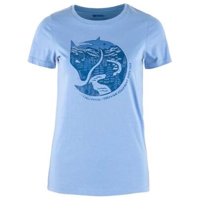 Fjällräven Fjallraven 89849-537 Arctic Fox Print T-shirt W T-shirt damer Ultramarine storlek XS, Ultraamarin, XS Fjällräven Fjallraven 89849-537 Arctic Fox Print T-shirt W T-shirt damer Ultramarine storlek XS, Ultraamarin, XS