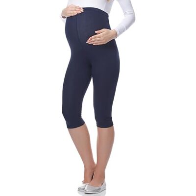 Be Mammy 3/4 Leggings för Mammor för Dam 03(Marin, XS) Be Mammy 3/4 Leggings för Mammor för Dam 03(Marin, XS)