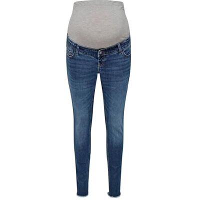 ONLY MATERNITY Olmblush Mid Sk ANK Rw DNM Reabox Noos, Mellanblå denim, XXL / 32L ONLY MATERNITY Olmblush Mid Sk ANK Rw DNM Reabox Noos, Mellanblå denim, XXL / 32L