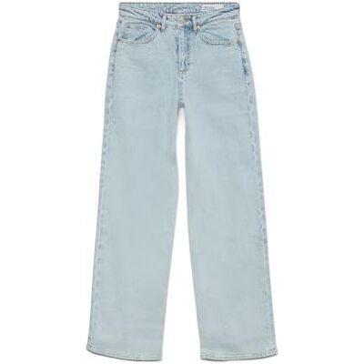 VERO MODA Vmtessa Hr Wide Jeans Ra3052 Ga Noos, Ljusblå denim, 25W / 30L VERO MODA Vmtessa Hr Wide Jeans Ra3052 Ga Noos, Ljusblå denim, 25W / 30L