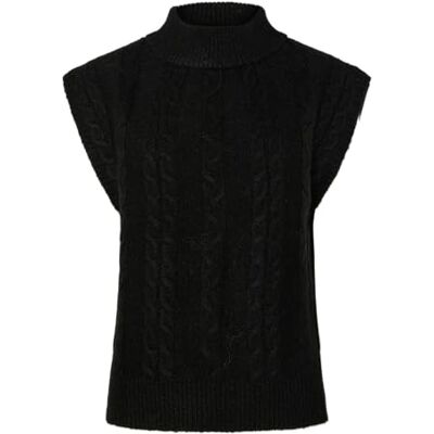 PIECES Pcjofia Poncho Bc, svart, one size PIECES Pcjofia Poncho Bc, svart, one size