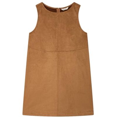 Springfield dam Fake Suede Sleeveless Short Dress DRESS Springfield dam Fake Suede Sleeveless Short Dress DRESS