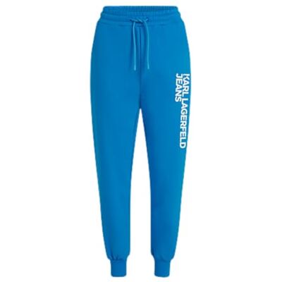 KARL LAGERFELD JEANS , Dam, Essential Logo Slim Swatpant, Slim Fit, Blå, XL KARL LAGERFELD JEANS , Dam, Essential Logo Slim Swatpant, Slim Fit, Blå, XL