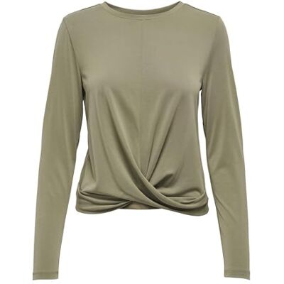 ONLY Onlfree Life L/S främre draperi topp JRS, Sjöjungfru, S ONLY Onlfree Life L/S främre draperi topp JRS, Sjöjungfru, S