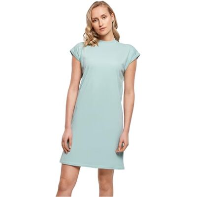 Build Your Brand Damklänning, sköldpadda utökad axelklänning, avslappnad klänning för kvinnor, överlappande axlar, storlekar XS – 5XL, bluemint, XXL Build Your Brand Damklänning, sköldpadda utökad axelklänning, avslappnad klänning för kvinnor, överlappande axlar, storlekar XS – 5XL, bluemint, XXL
