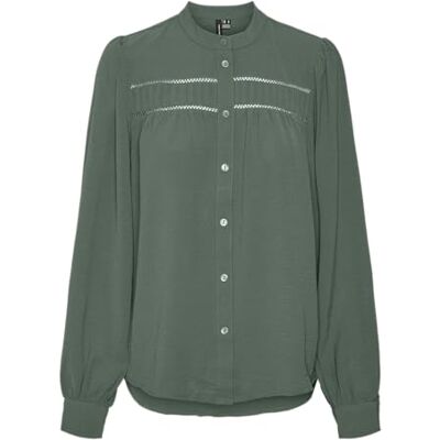 VERO MODA Vmemma Ls spetströja WVN Ga Noos, Laurelkrans, S VERO MODA Vmemma Ls spetströja WVN Ga Noos, Laurelkrans, S