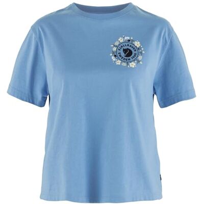 Fjällräven FJALLRAVEN 14600213-537 Fjällblomster Logo T-shirt W T-shirt Dam Ultramarin Storlek S, Ultramarin, S Fjällräven FJALLRAVEN 14600213-537 Fjällblomster Logo T-shirt W T-shirt Dam Ultramarin Storlek S, Ultramarin, S