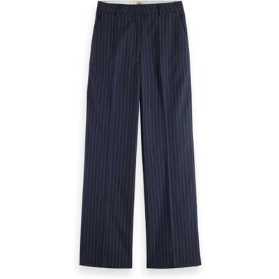 Scotch & Soda Dam Core Edie Byxor, Night Blue Pinstripe 7439, 24W x 32L Scotch & Soda Dam Core Edie Byxor, Night Blue Pinstripe 7439, 24W x 32L