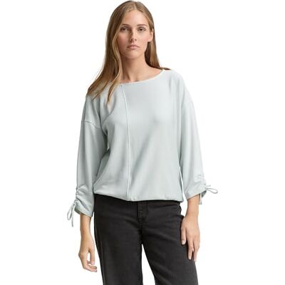 TOM TAILOR Denim T-shirt för kvinnor, 38536 – Liten mint vit randig, M TOM TAILOR Denim T-shirt för kvinnor, 38536 – Liten mint vit randig, M