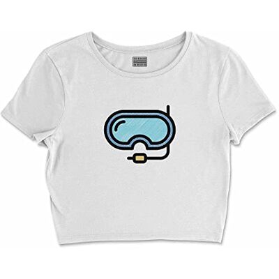 Bona Basics , Digital tryckt basic t-shirt för damer,% 100 bomull, vit, ledig, damtoppar, storlek: XL, Vit, XL Kort Bona Basics , Digital tryckt basic t-shirt för damer,% 100 bomull, vit, ledig, damtoppar, storlek: XL, Vit, XL Kort