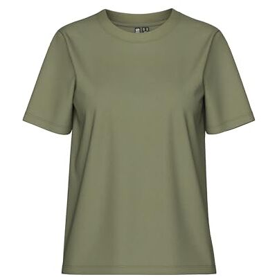 PIECES Dam Pcria Ss Solid Tee Noos Bc T-shirt, Djupt ljus grön, M PIECES Dam Pcria Ss Solid Tee Noos Bc T-shirt, Djupt ljus grön, M