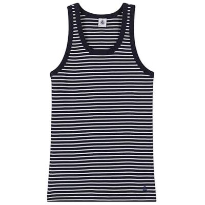Petit Bateau Tank top dam, Blå/vit, XXS Petit Bateau Tank top dam, Blå/vit, XXS