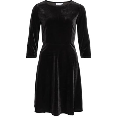 Vila Vivelfy 3/4 dress/Ka, svart, M Vila Vivelfy 3/4 dress/Ka, svart, M