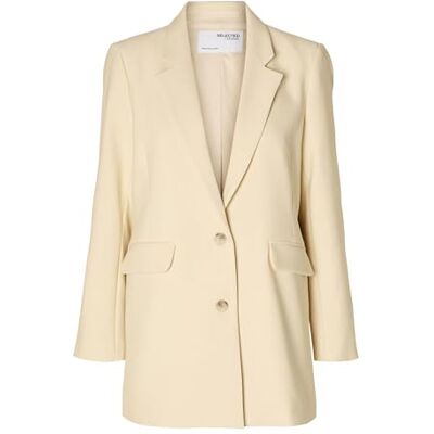 SELECTED FEMME Slfrita Ls Relaxed Blazer Birch Noos, Björk, 34 SELECTED FEMME Slfrita Ls Relaxed Blazer Birch Noos, Björk, 34