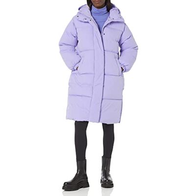 Amazon Essentials överdimensionerad lång pufferjacka för kvinnor (finns i plusstorlek), lila, 1X Amazon Essentials överdimensionerad lång pufferjacka för kvinnor (finns i plusstorlek), lila, 1X