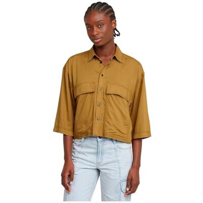 G-STAR RAW dam boxy s Wmn skjorta, Braun (Dk Mustard D26018-d923-1377), XS G-STAR RAW dam boxy s Wmn skjorta, Braun (Dk Mustard D26018-d923-1377), XS