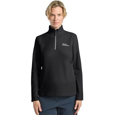 Jack Wolfskin Dam Taunus Hz tröja, svart, XXL Jack Wolfskin Dam Taunus Hz tröja, svart, XXL