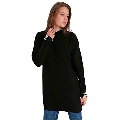 Trendyol tröja – lila – överdimensionerad, Svart, M Trendyol tröja – lila – överdimensionerad, Svart, M