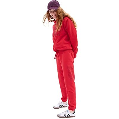 GAP Womens Oversized Logo Fleece Joggers Sweatpants, Modern Red, Small US GAP Womens Oversized Logo Fleece Joggers Sweatpants, Modern Red, Small US
