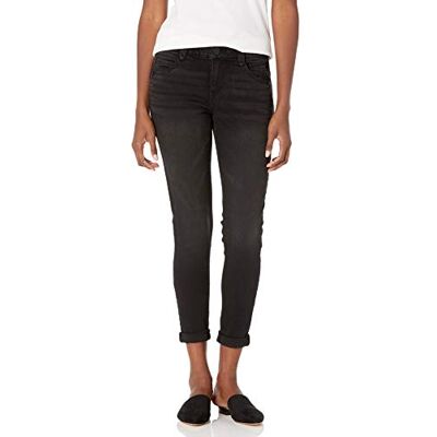 Democracy Ab Solution Jeans, för kvinnor, ankellånga, Svart, 44 Democracy Ab Solution Jeans, för kvinnor, ankellånga, Svart, 44
