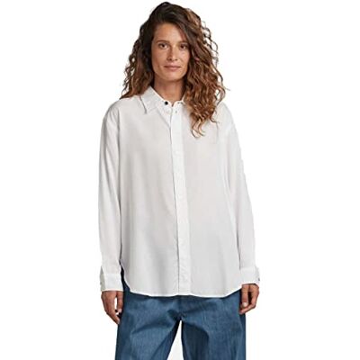G-STAR RAW Damklänningar ls wmn skjorta, vit (vit D22917-D297-110), XS, Vit (White D22917-d297-110), XS G-STAR RAW Damklänningar ls wmn skjorta, vit (vit D22917-D297-110), XS, Vit (White D22917-d297-110), XS