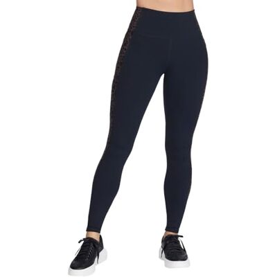 Skechers dam Gowalk FL HW Cheetah legging brun, Brun, M Skechers dam Gowalk FL HW Cheetah legging brun, Brun, M