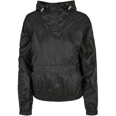 Urban Classics Kvinnor kvinnor transparent lätt dragover jacka vindjacka Urban Classics Kvinnor kvinnor transparent lätt dragover jacka vindjacka